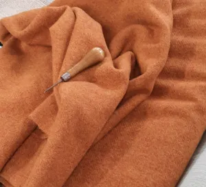 Textured Wool Fabric "Pumpkin Pie"