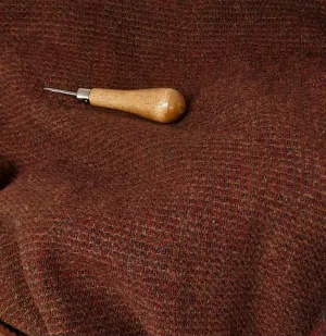 Textured Wool Fabric "Rooster Tail"