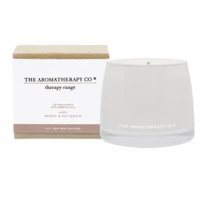 The Aromatherapy Co. - Therapy Range - Soothe - Soy Wax Candle 260g - Peony & Petigrain