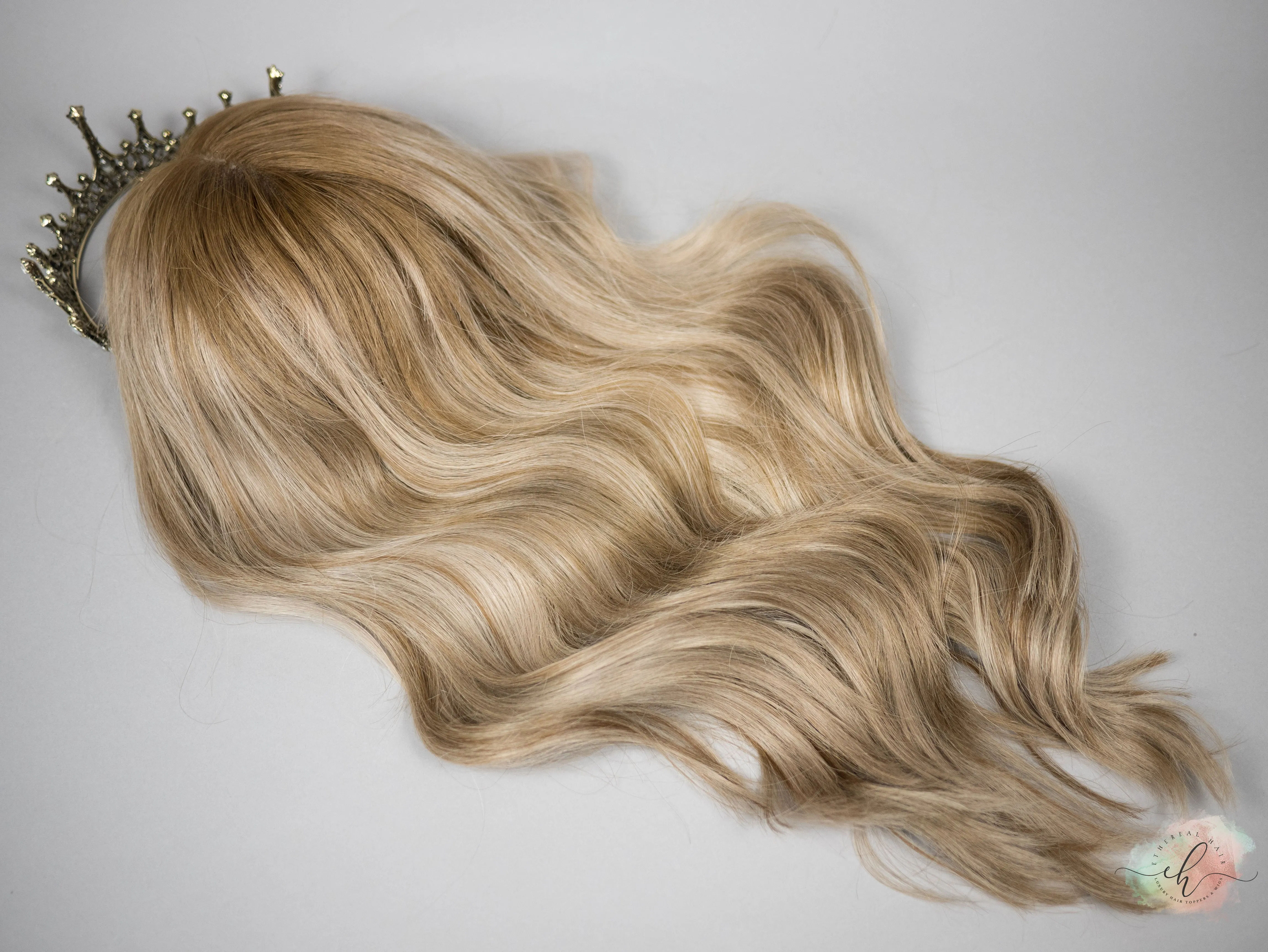 “THE BEES KNEES" Exquisite Wig: Lace Top, Sz. M, 22-23"
