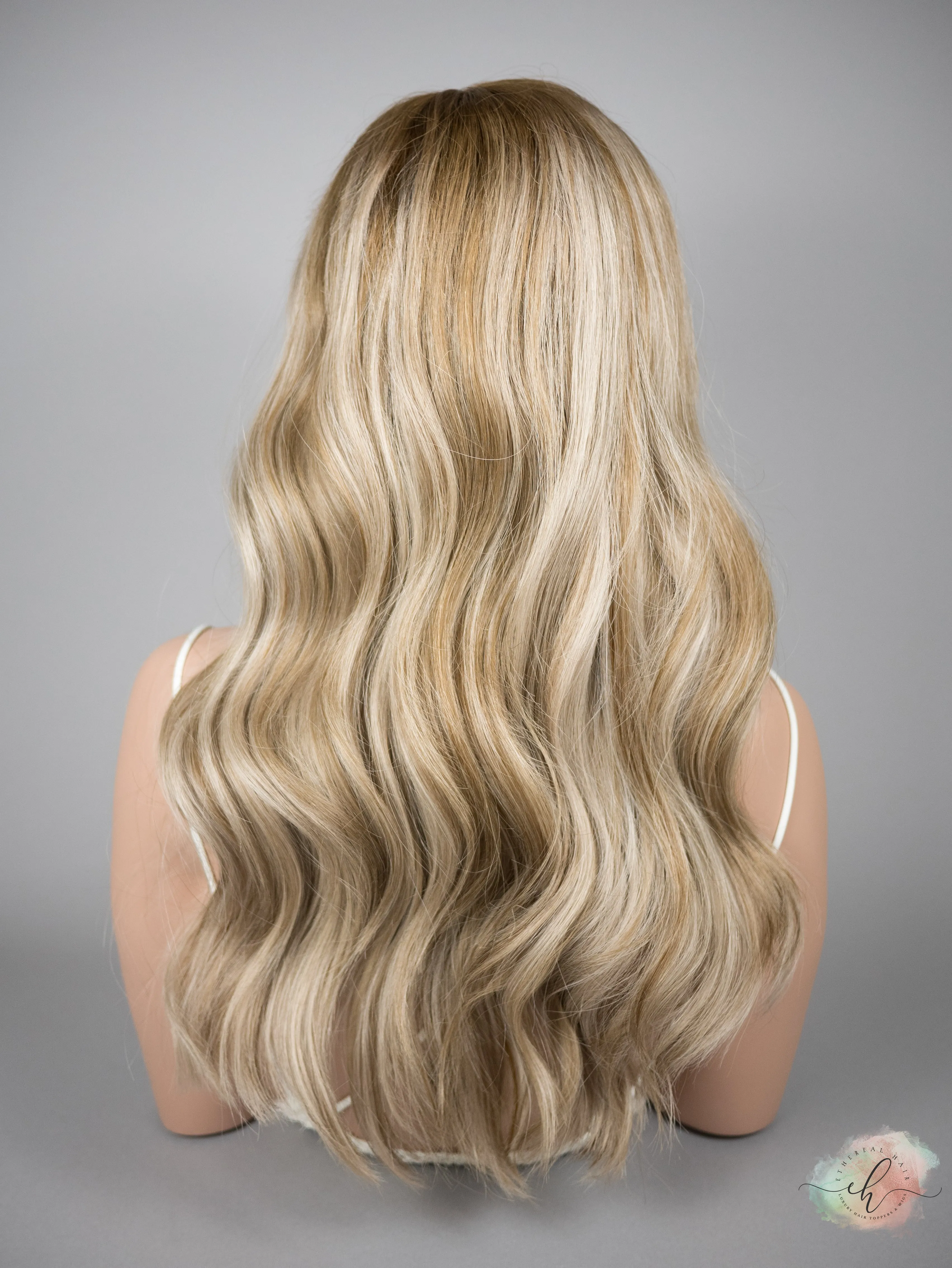 “THE BEES KNEES" Exquisite Wig: Lace Top, Sz. M, 22-23"