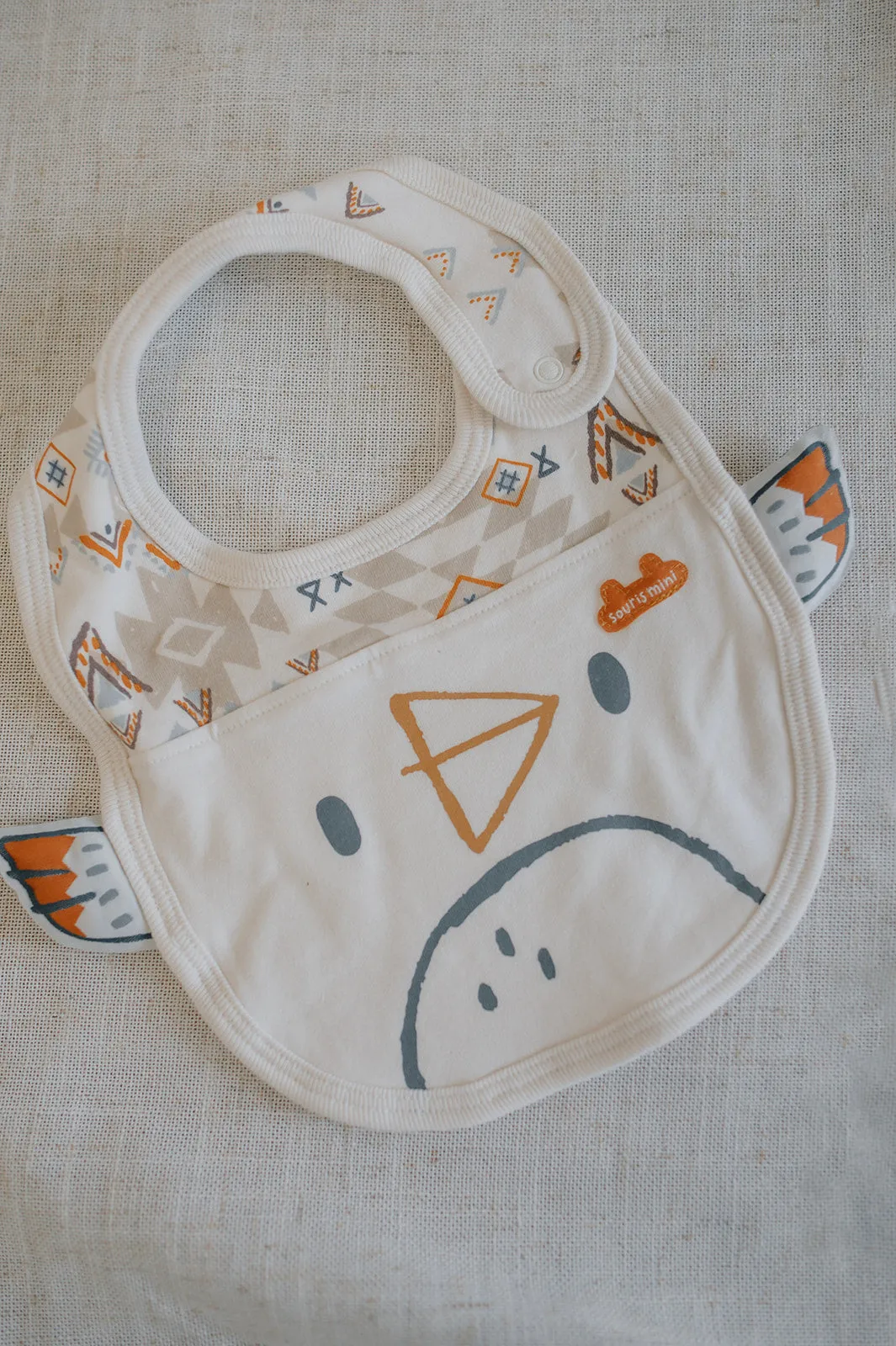 The Bird Patterned Bib - BABY