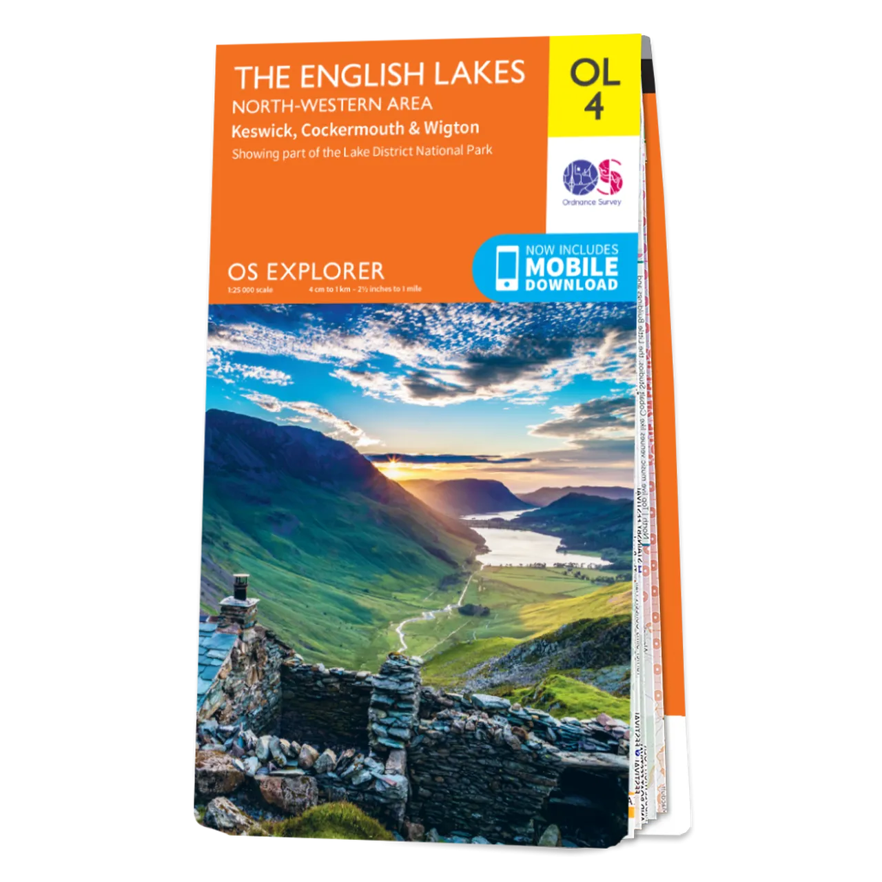 The English Lake District NW Area - OS Explorer Map OL4