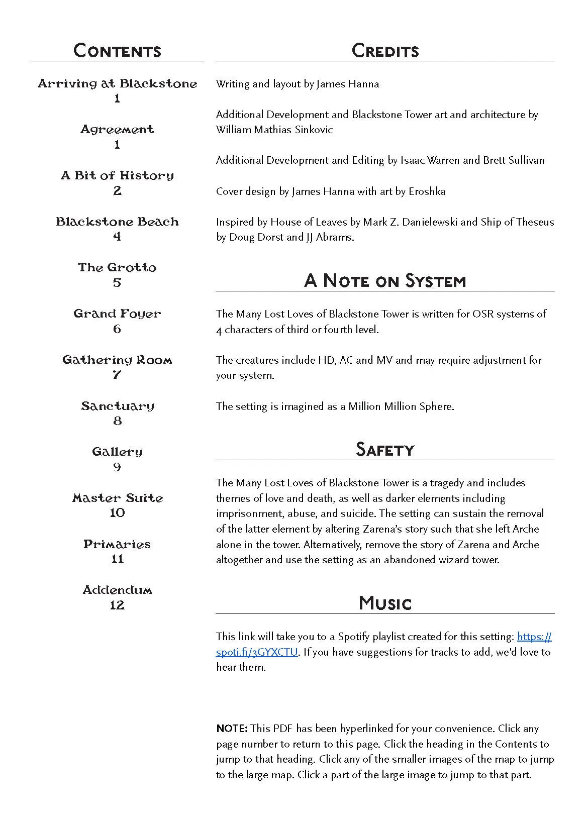 The Many Lost Loves of Blackstone Tower   PDF