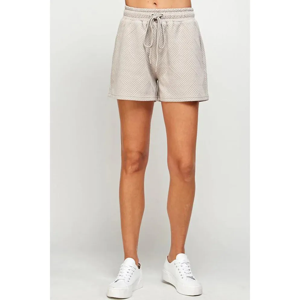 The One And Only Textured Shorts-Multiple Colors Available