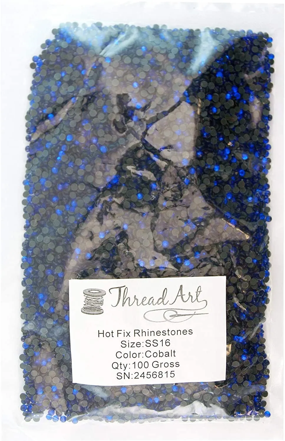 Threadart Bulk Hot Fix Rhinestones Citrine - SS16 (4mm) - 14400 stones - 100 Gross Bulk Pack