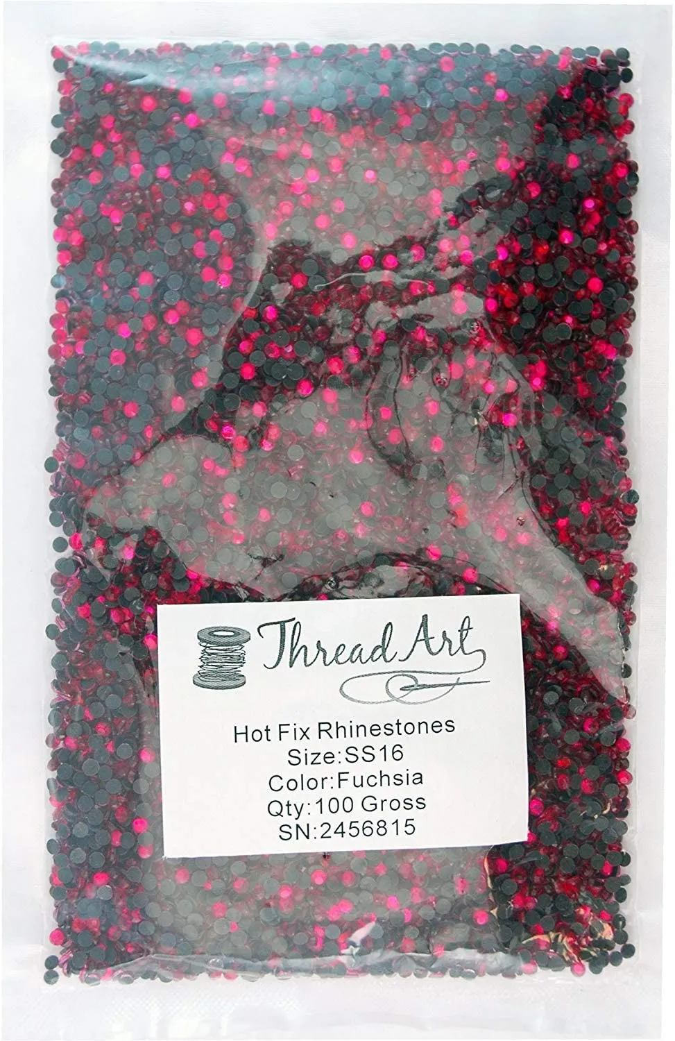 Threadart Bulk Hot Fix Rhinestones Citrine - SS16 (4mm) - 14400 stones - 100 Gross Bulk Pack