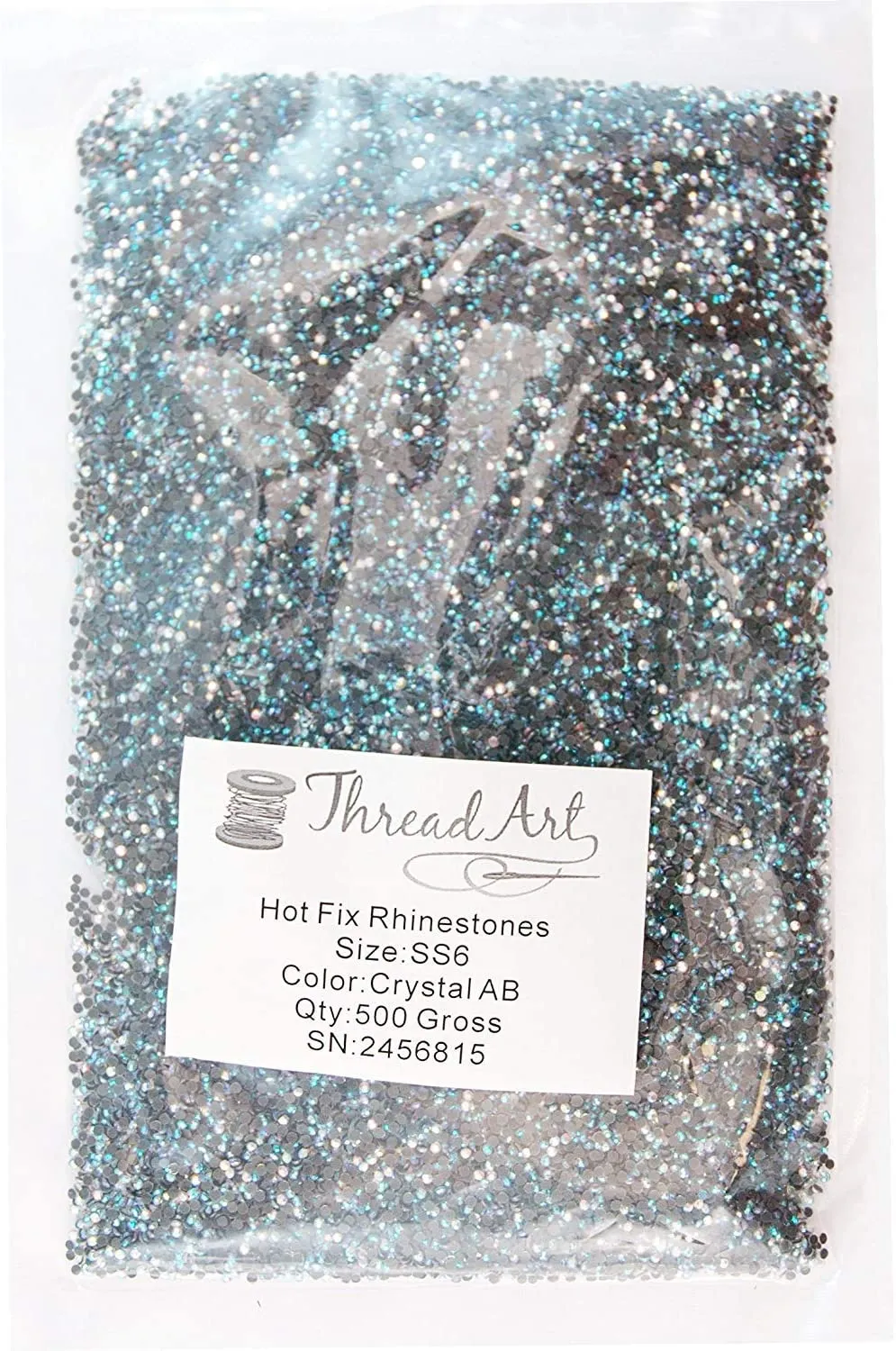 Threadart Bulk Hot Fix Rhinestones Citrine - SS16 (4mm) - 14400 stones - 100 Gross Bulk Pack