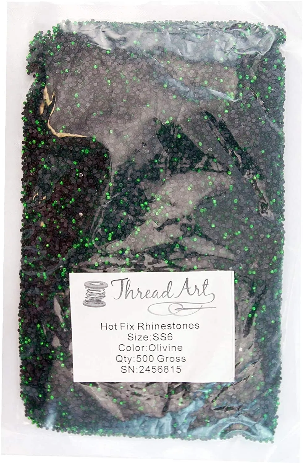 Threadart Bulk Hot Fix Rhinestones Citrine - SS16 (4mm) - 14400 stones - 100 Gross Bulk Pack