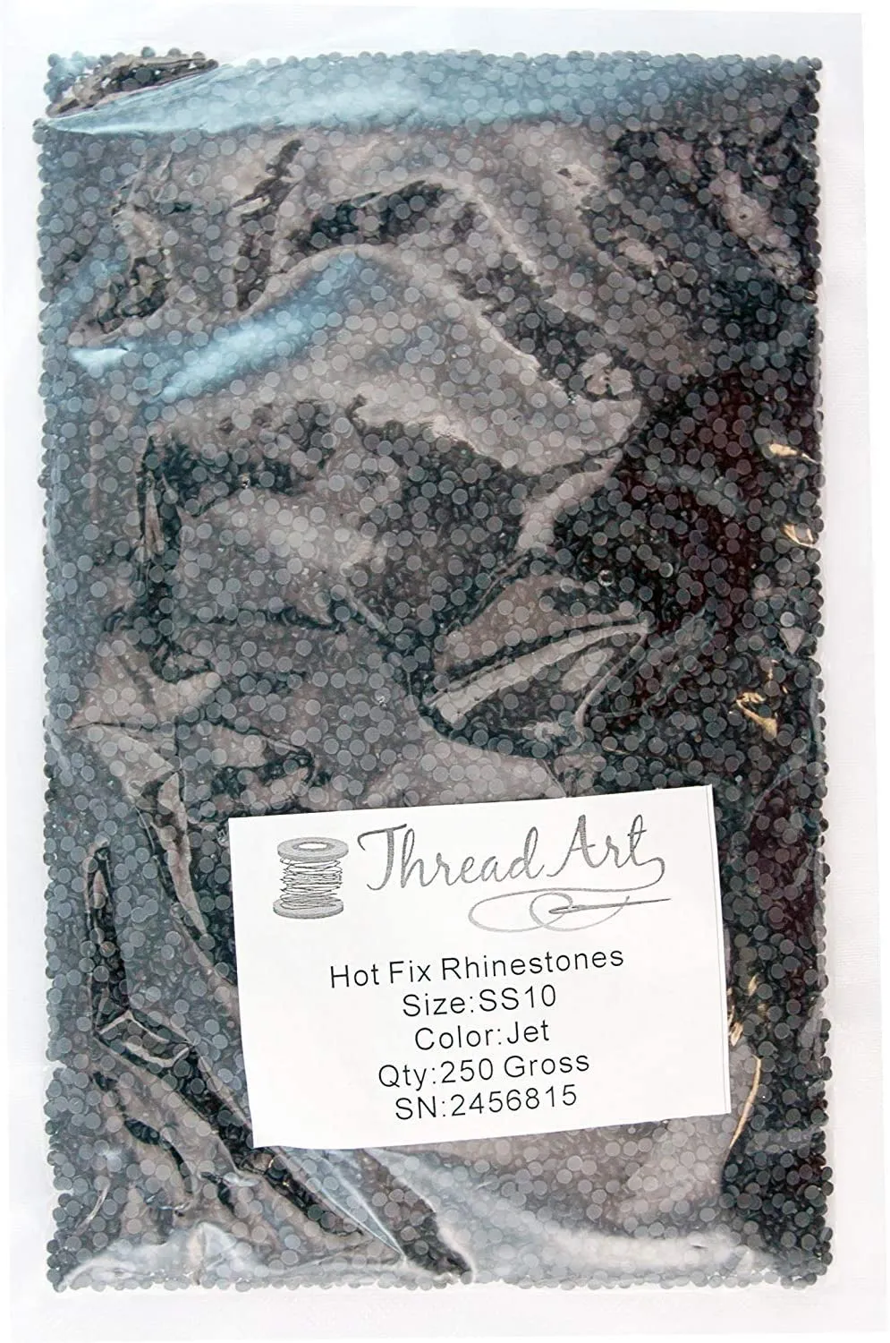 Threadart Bulk Hot Fix Rhinestones Citrine - SS16 (4mm) - 14400 stones - 100 Gross Bulk Pack