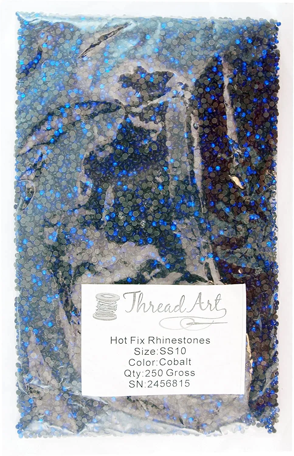 Threadart Bulk Hot Fix Rhinestones Citrine - SS16 (4mm) - 14400 stones - 100 Gross Bulk Pack