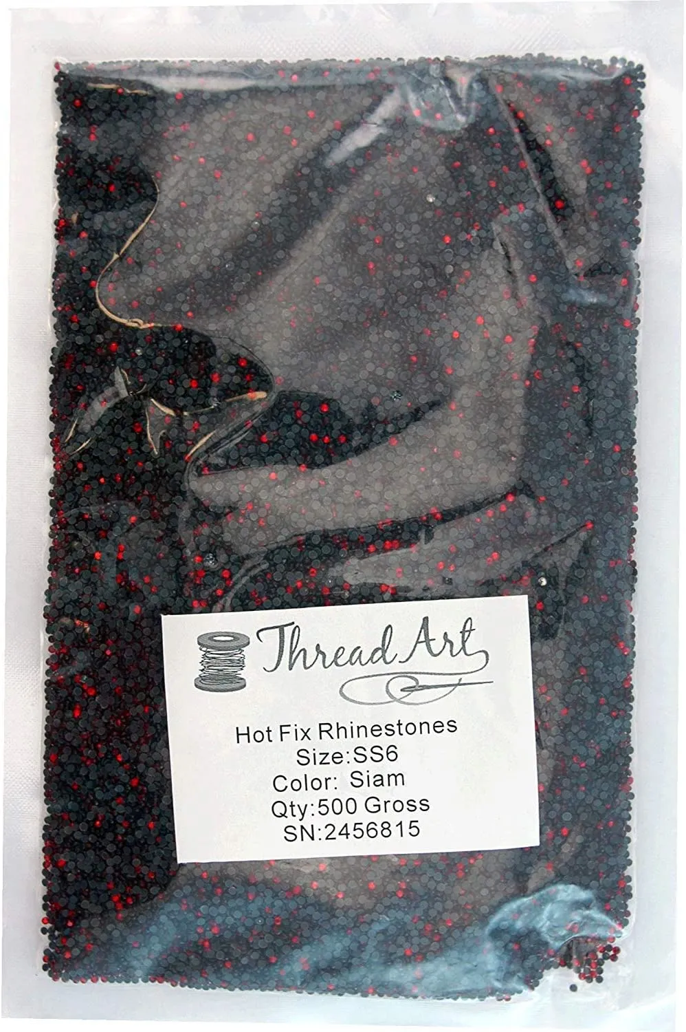 Threadart Bulk Hot Fix Rhinestones Citrine - SS16 (4mm) - 14400 stones - 100 Gross Bulk Pack