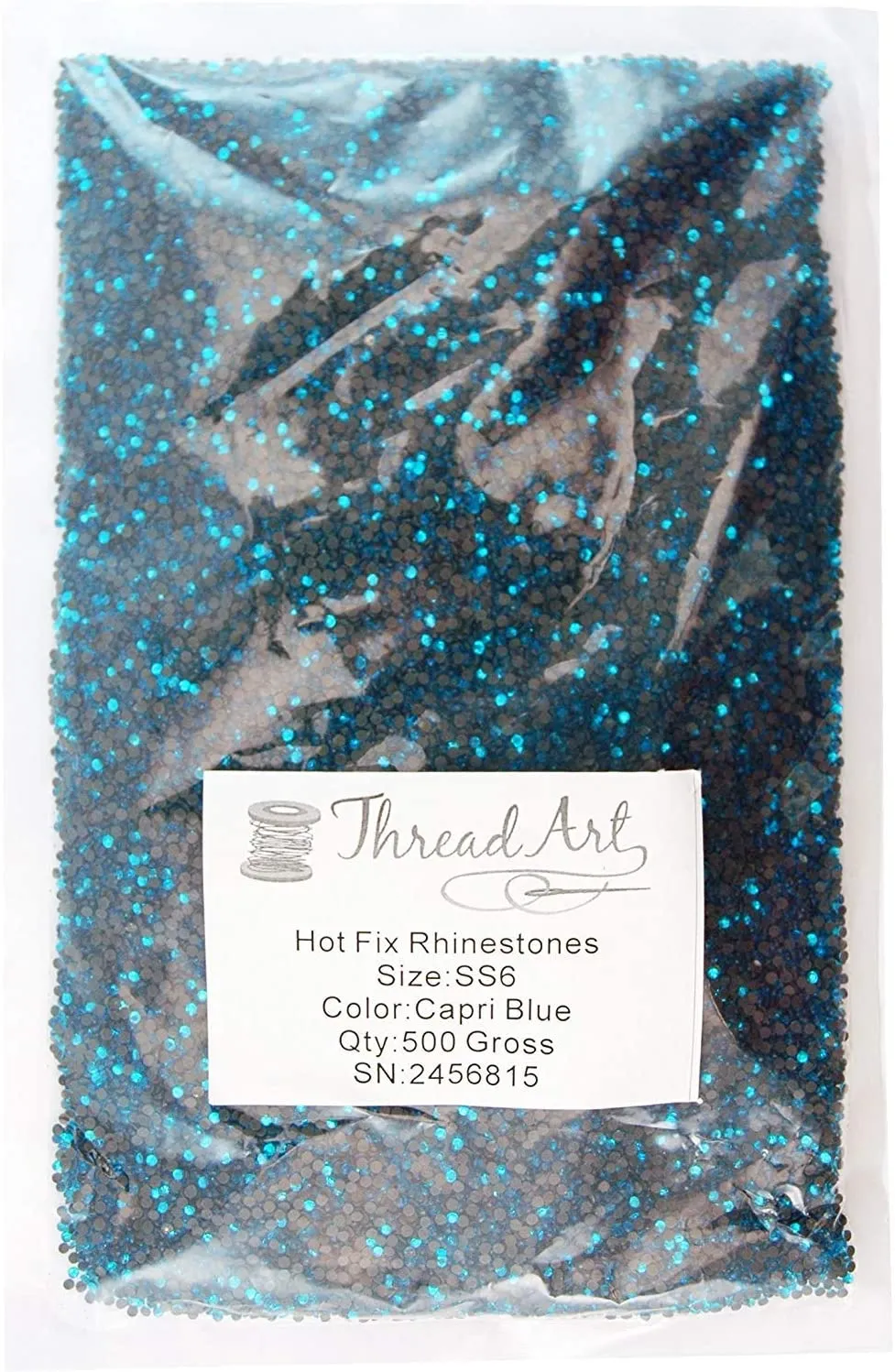 Threadart Bulk Hot Fix Rhinestones Citrine - SS16 (4mm) - 14400 stones - 100 Gross Bulk Pack