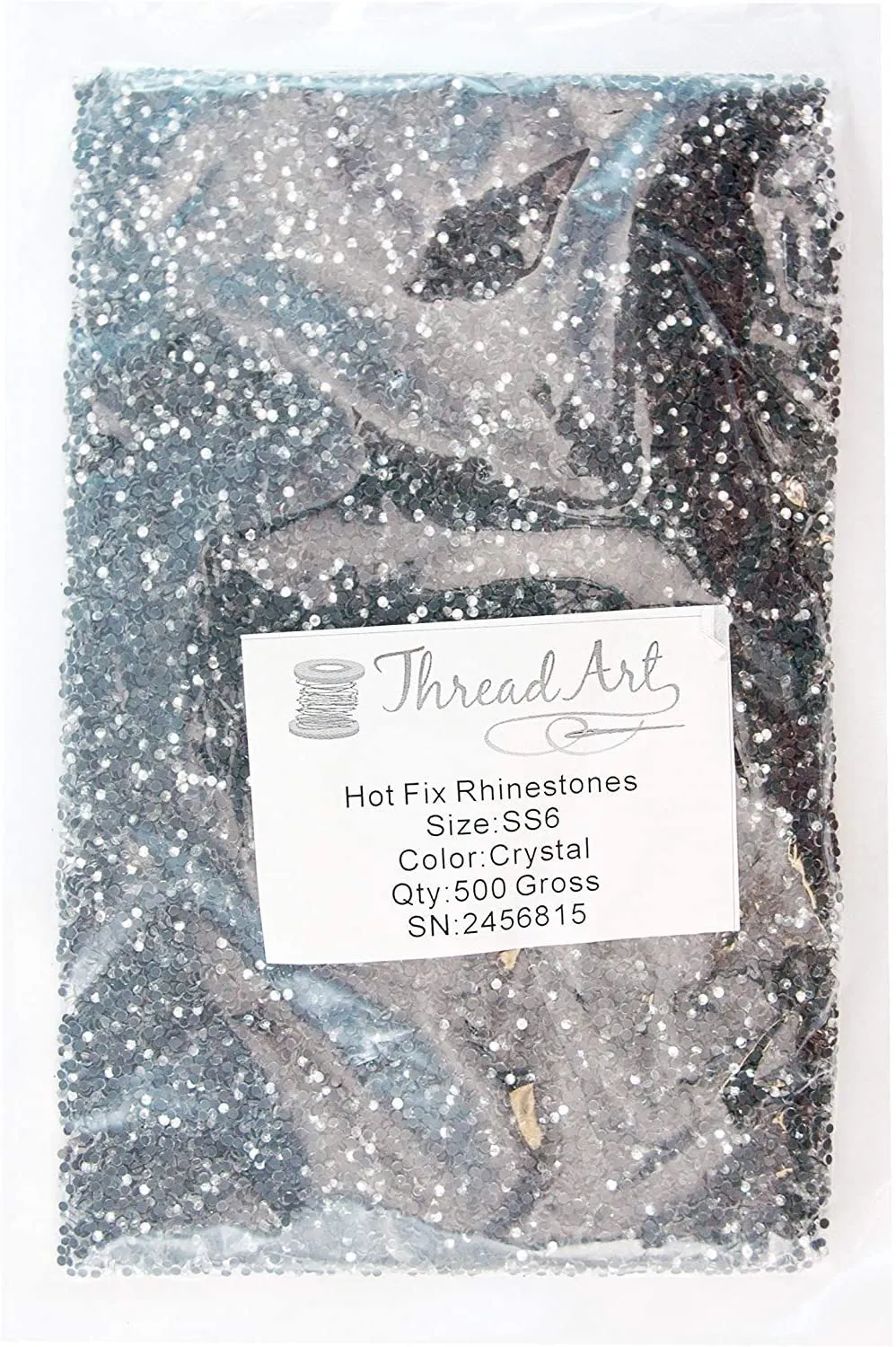 Threadart Bulk Hot Fix Rhinestones Citrine - SS16 (4mm) - 14400 stones - 100 Gross Bulk Pack