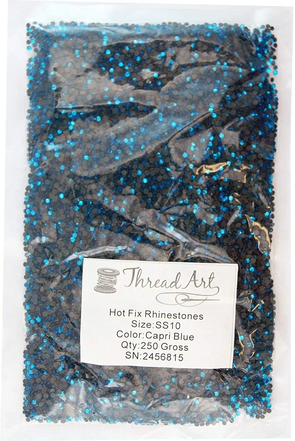 Threadart Bulk Hot Fix Rhinestones Citrine - SS16 (4mm) - 14400 stones - 100 Gross Bulk Pack