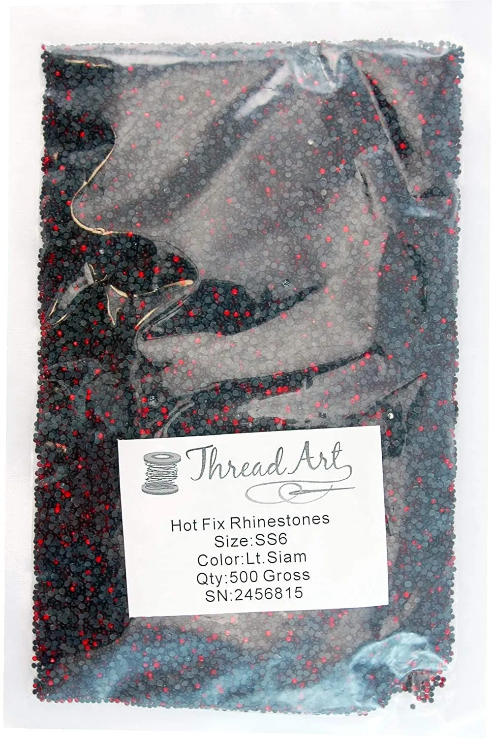 Threadart Bulk Hot Fix Rhinestones Crystal AB - SS6 (2mm) - 72000 stones - 500 Gross Bulk Pack