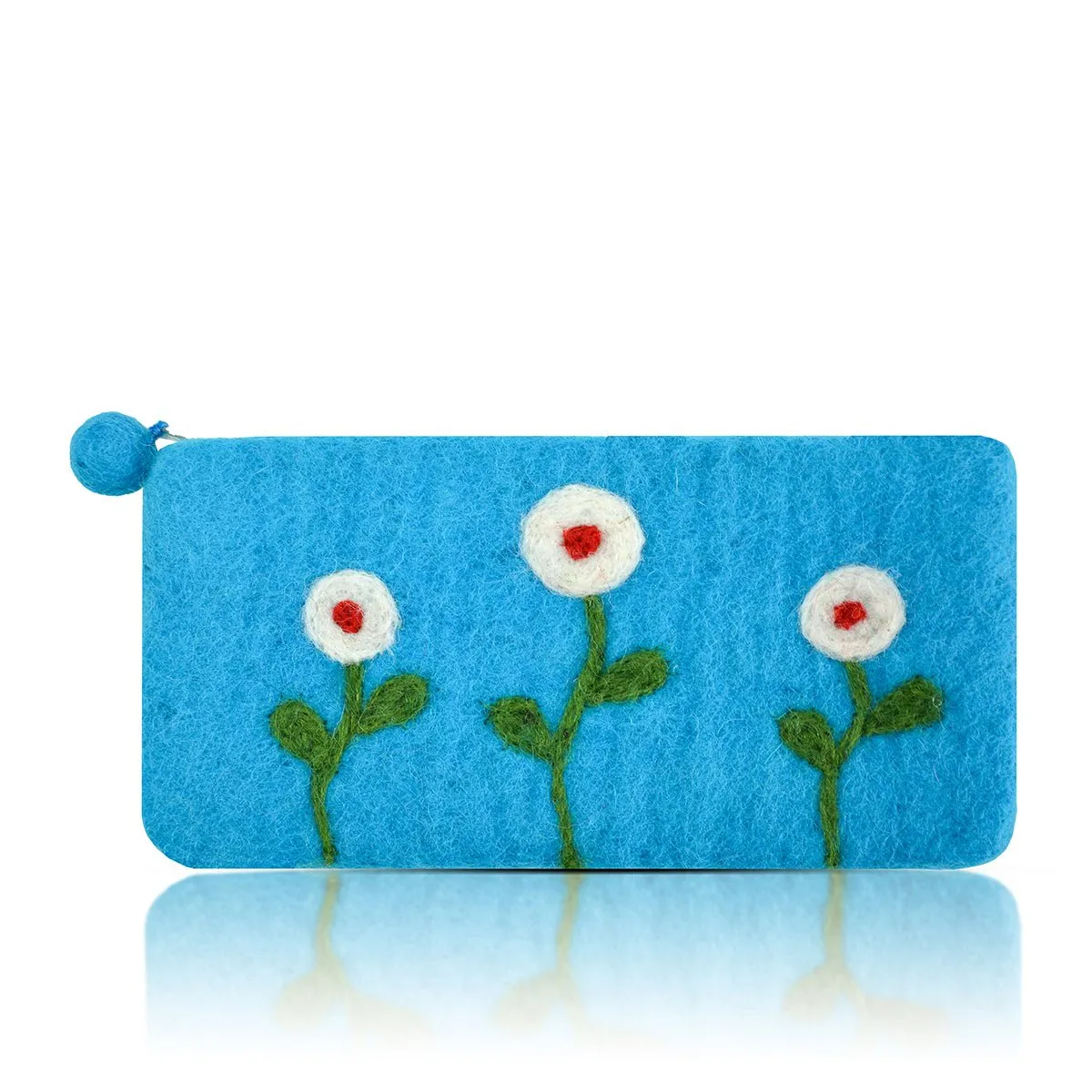 Three Flower Long Purse