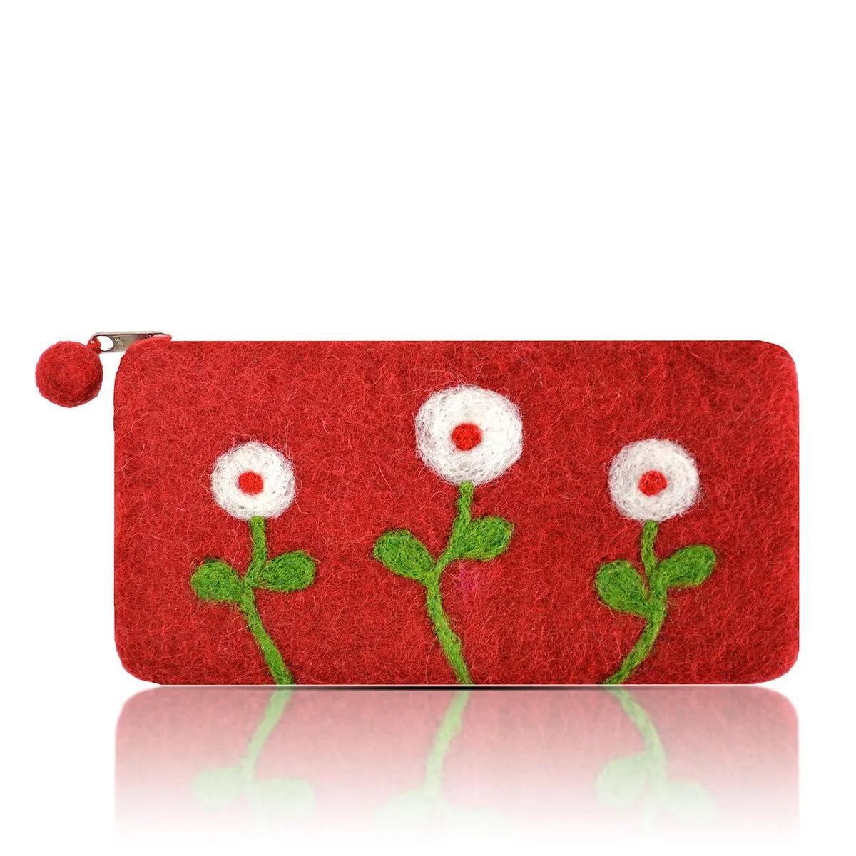 Three Flower Long Purse