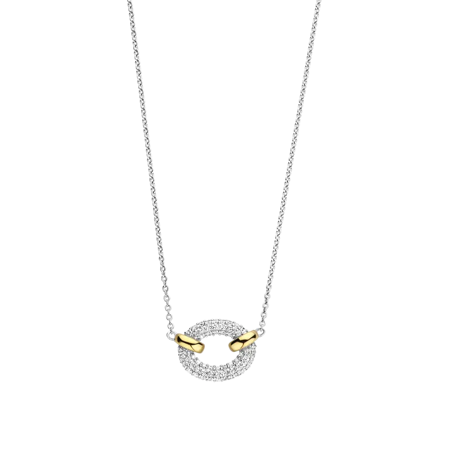 Ti Sento Milano Zirconia Oval Necklace
