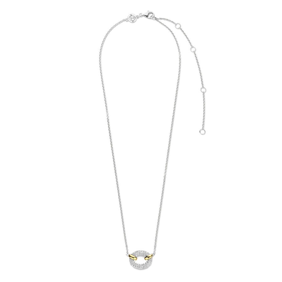 Ti Sento Milano Zirconia Oval Necklace