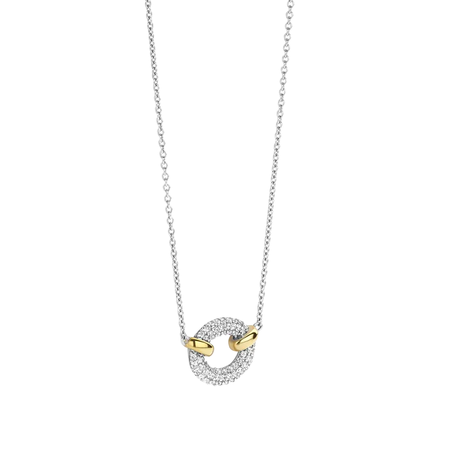 Ti Sento Milano Zirconia Oval Necklace