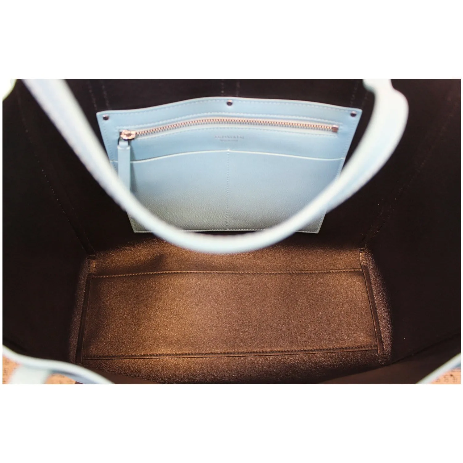 Tiffany & Co. Large Textured Leather East West Tote Bag