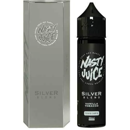 TOBACCO SILVER 50 ML SHORT FILL BY NASTY JUICE