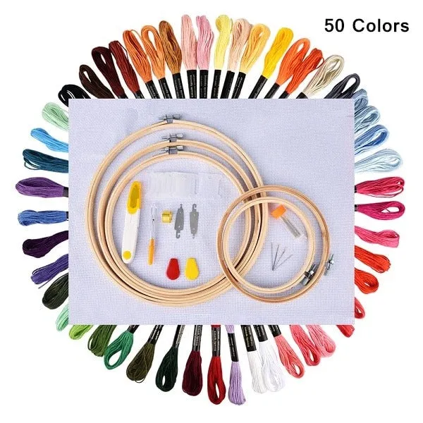 Tool set 50/100 Colors Skeins Embroidery Set Embroidery Pen Set