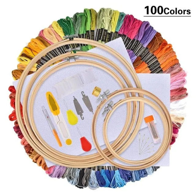 Tool set 50/100 Colors Skeins Embroidery Set Embroidery Pen Set