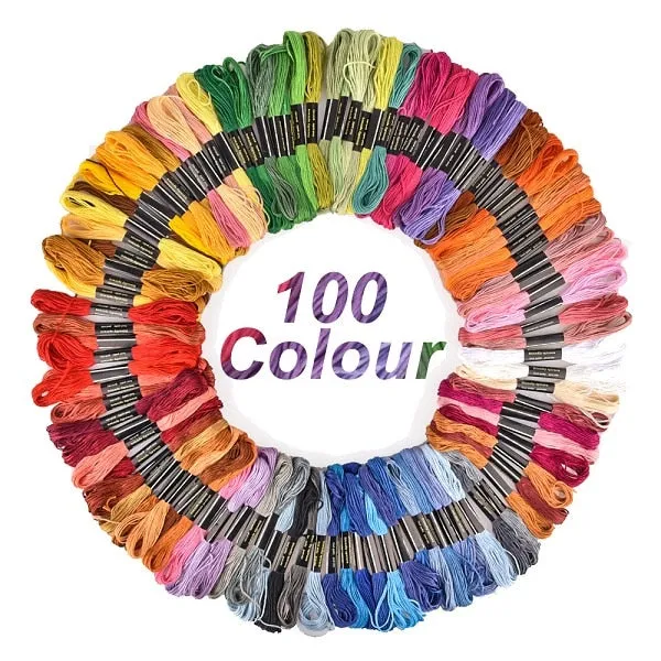 Tool set 50/100 Colors Skeins Embroidery Set Embroidery Pen Set