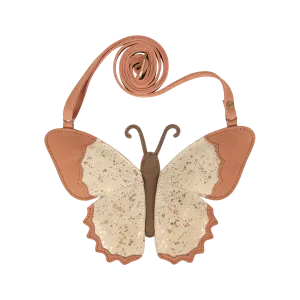 Toto Purse | Papillon | Cream Metallic Suede