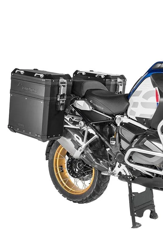 Touratech 12 liter aluminium zijkoffer verhoger