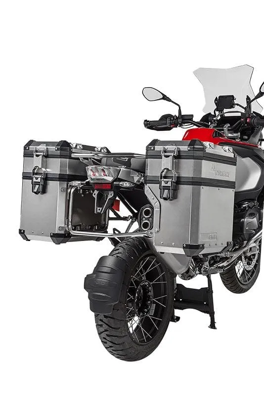 Touratech 12 liter aluminium zijkoffer verhoger