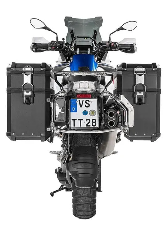 Touratech 12 liter aluminium zijkoffer verhoger
