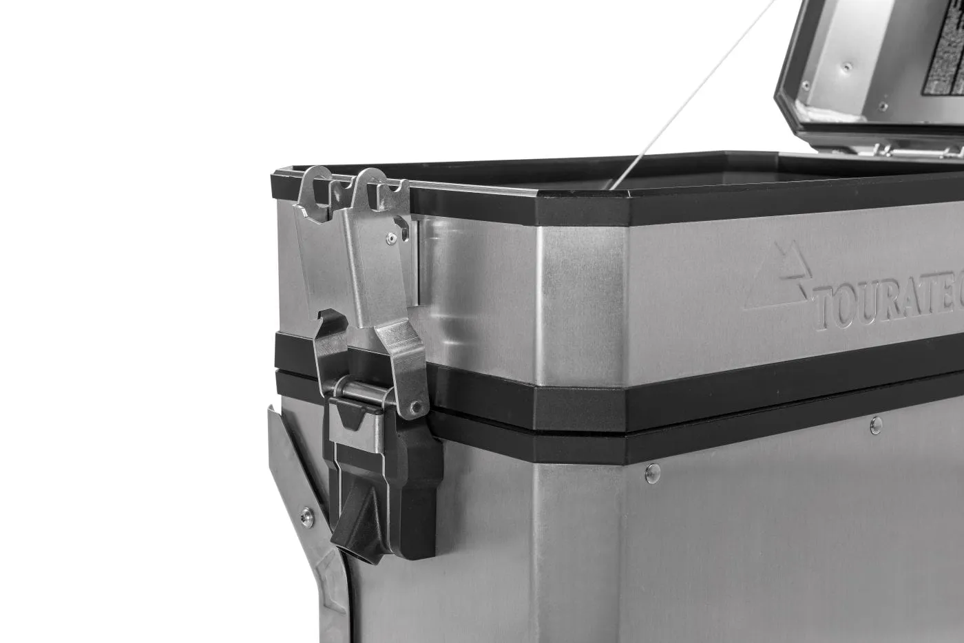 Touratech 12 liter aluminium zijkoffer verhoger