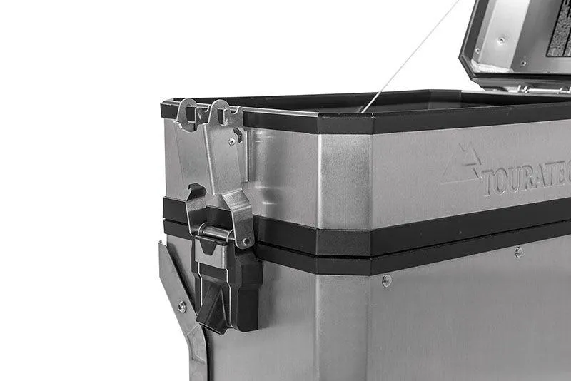 Touratech 12 liter aluminium zijkoffer verhoger
