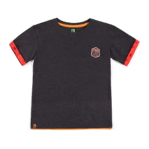 Tshirt charcoal EXPLORER LE PASSÉ S2305-08