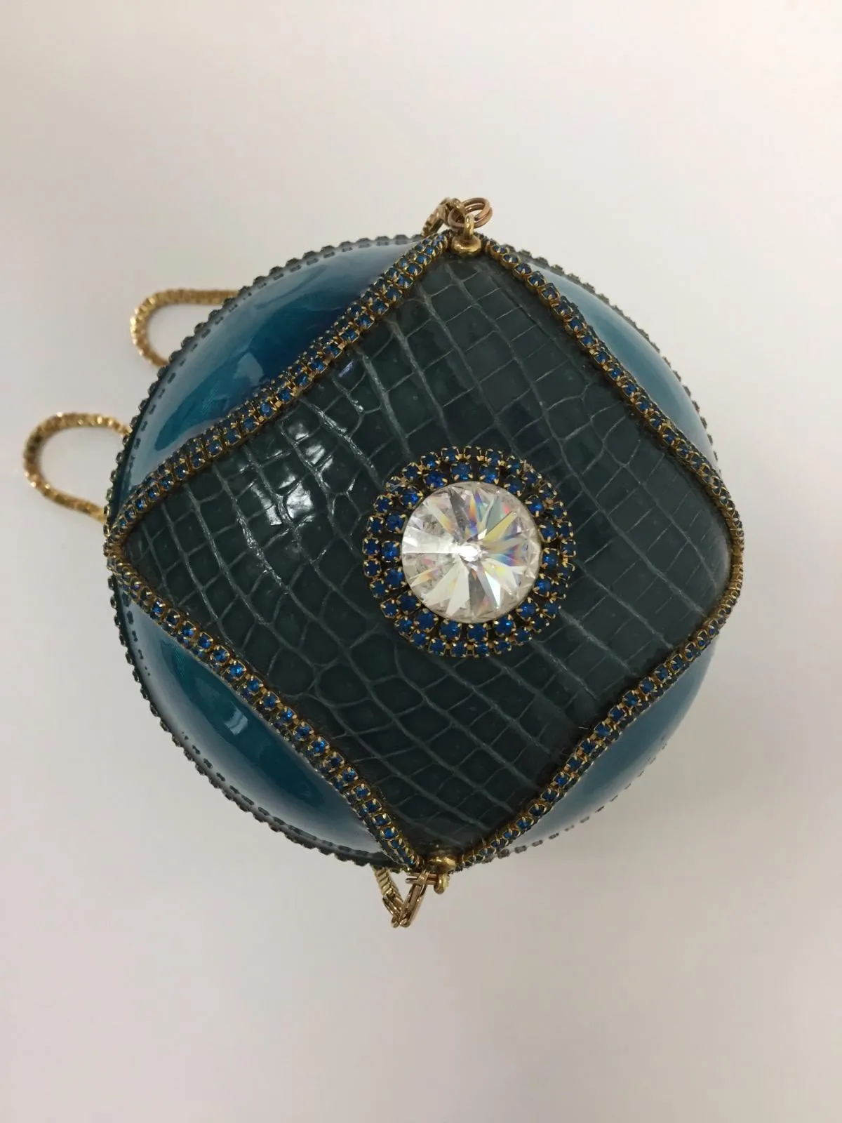 Turquoise Alligator Purse