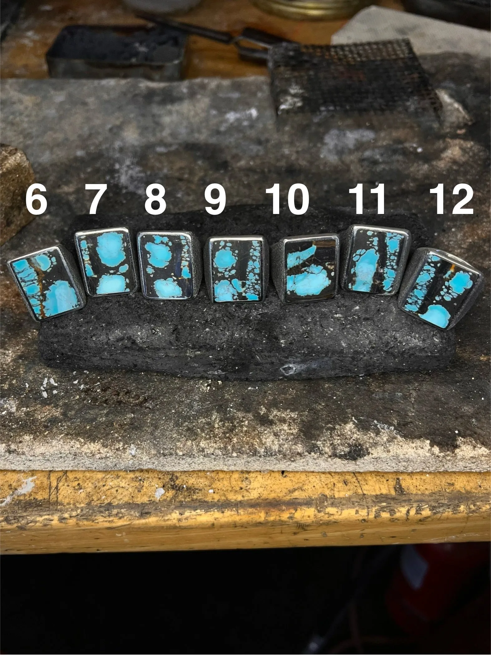 Turquoise Textured Signet