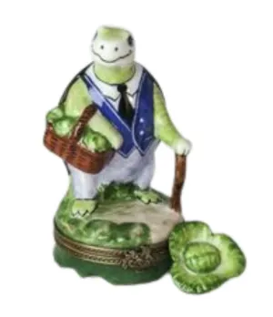 Turtle Gardener w Lettuce - Fast Shipping