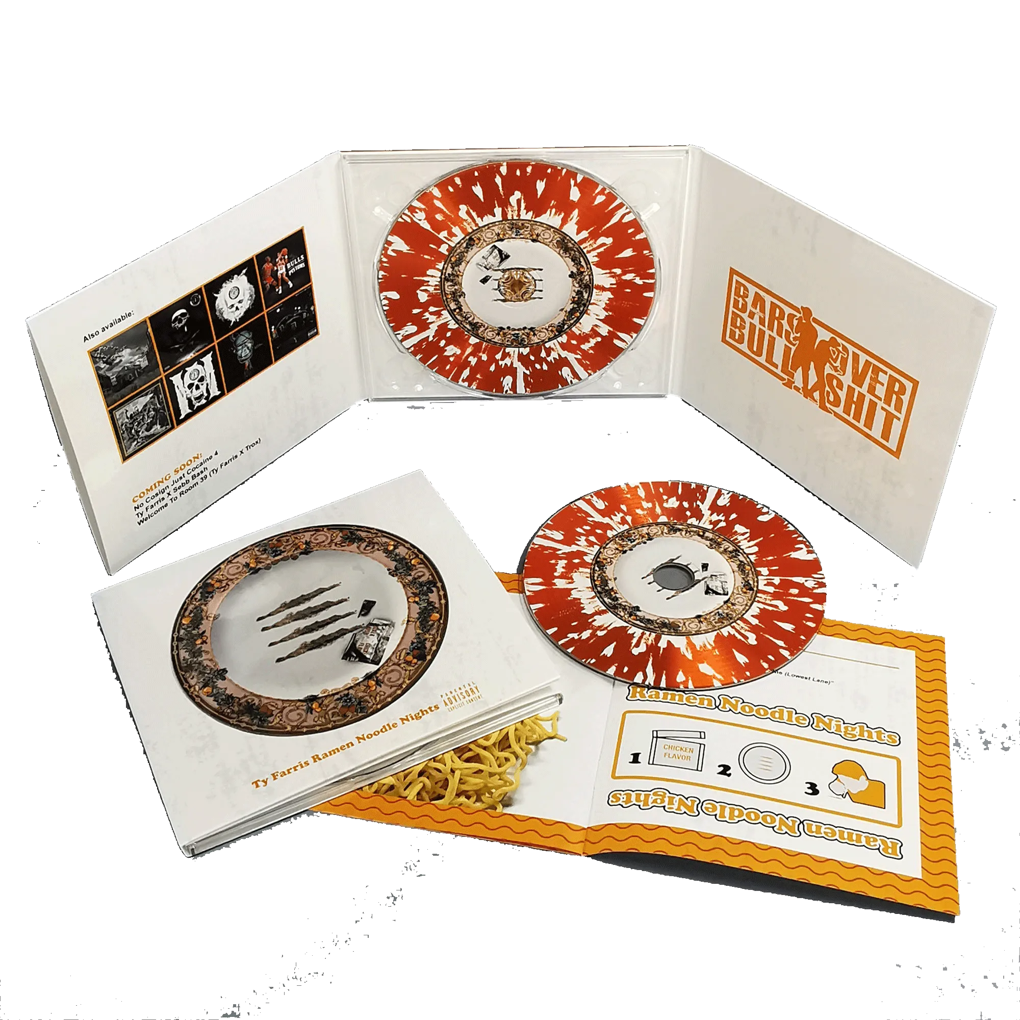 Ty Farris - Ramen Noodle Nights 6 Page Panel Digipak With 8 Page Booklet