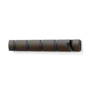Umbra Flip Hook Set of 5 Black & Walnut