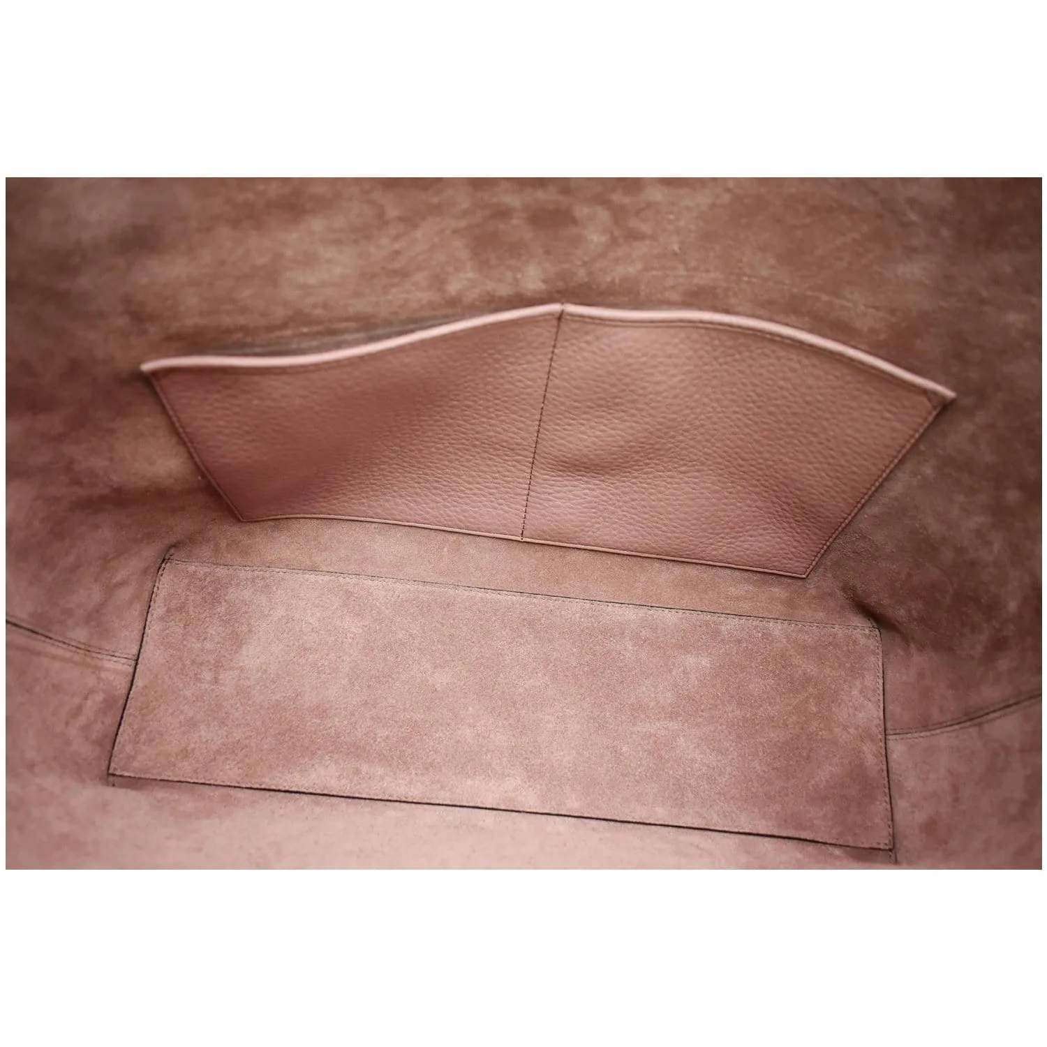 VALENTINO Garavani Rockstud Textured Leather Shopping Tote Bag Dark Rose - 10% OFF