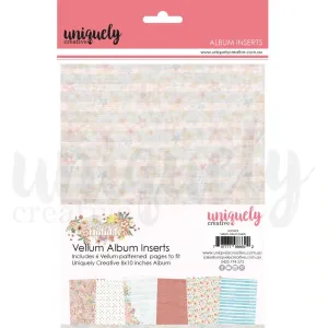 Vellum Album Inserts