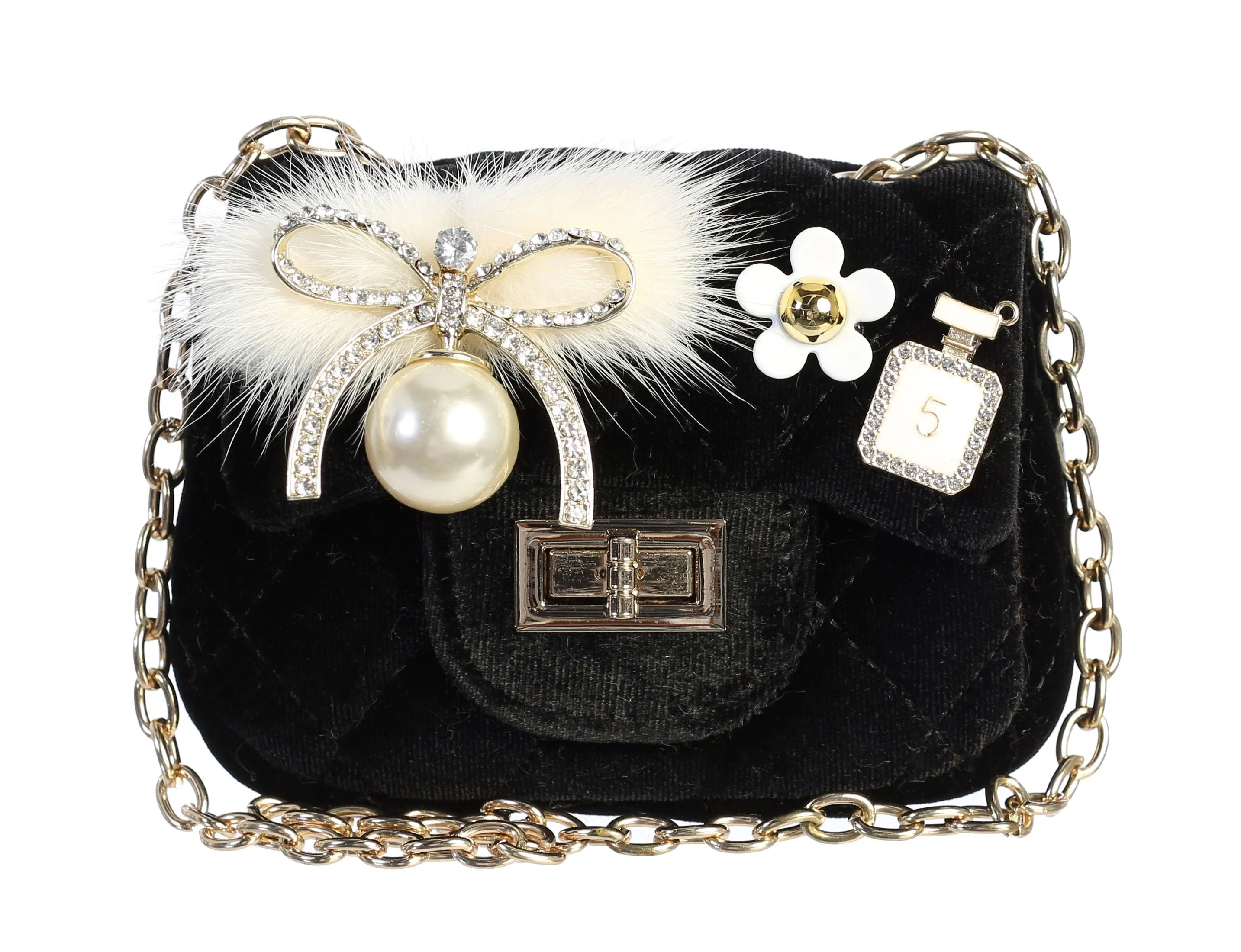 Velvet Purse | Black