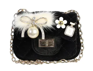 Velvet Purse | Black