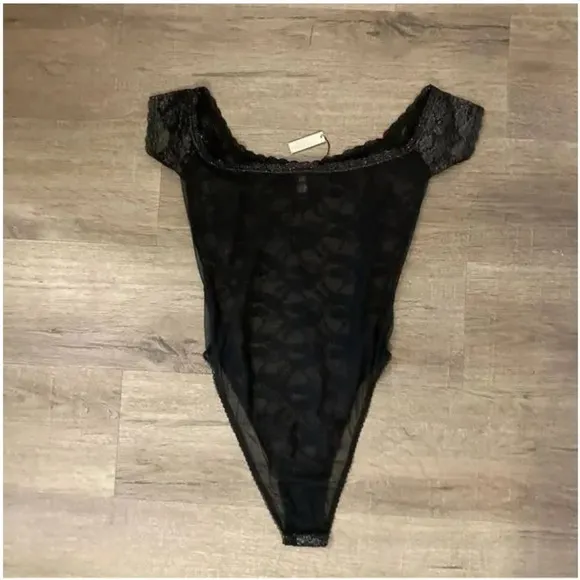 Victoria Secret Shimmer Bodysuit LE M NWT