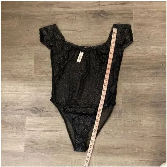 Victoria Secret Shimmer Bodysuit LE M NWT
