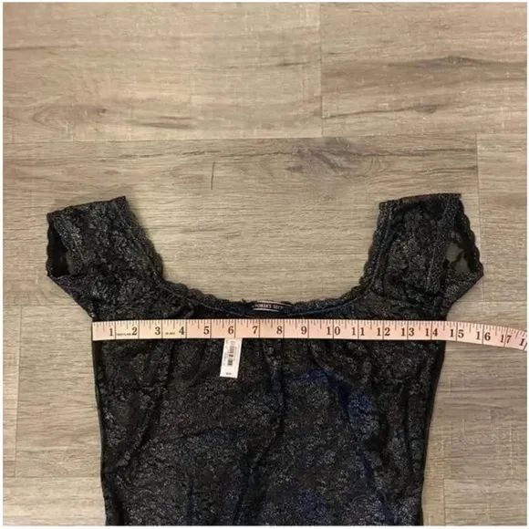 Victoria Secret Shimmer Bodysuit LE M NWT