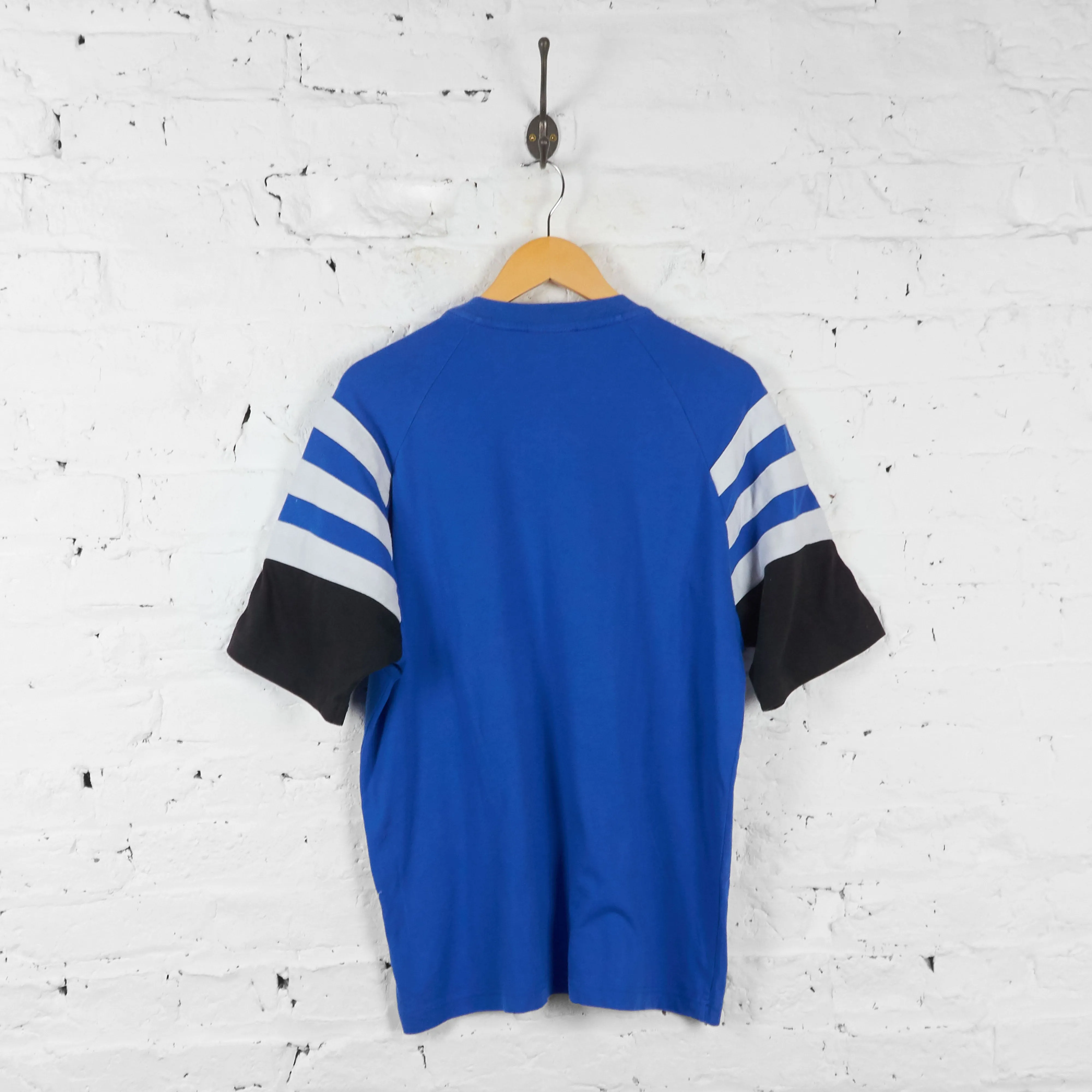 Vintage Adidas T-shirt - Blue/Black - M